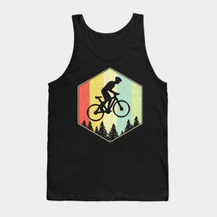 Mountain Bike Distressed Cycling Tank Top